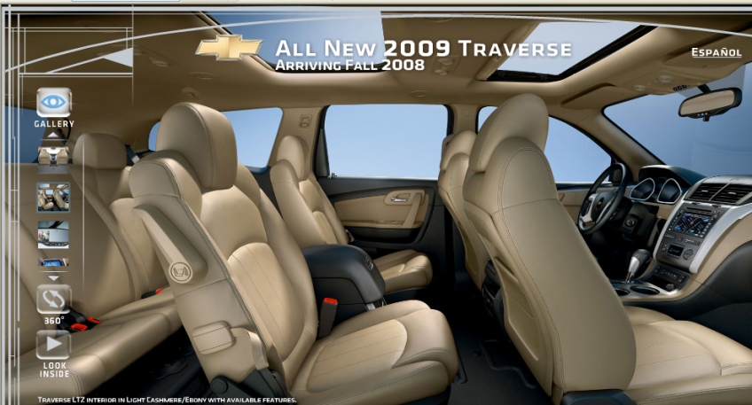 2009 Chevy Traverse Ltz Inside View Singh Chevrolet Subaru